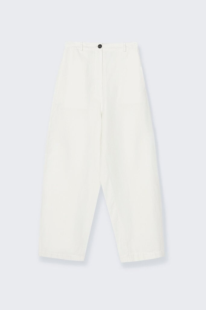 Cordera Cordera // Cotton & Linen Curved Pants