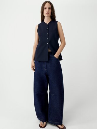 Cordera Curved Baggy Jeans