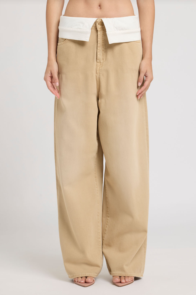 Seven for all Mankind Seven // Double Layer Slouchy Wide