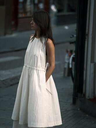 7115 Papery Layered Dress