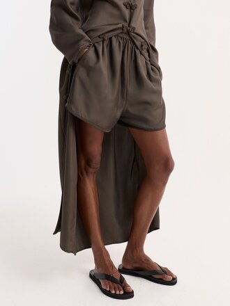 Róhe Taped silk shorts