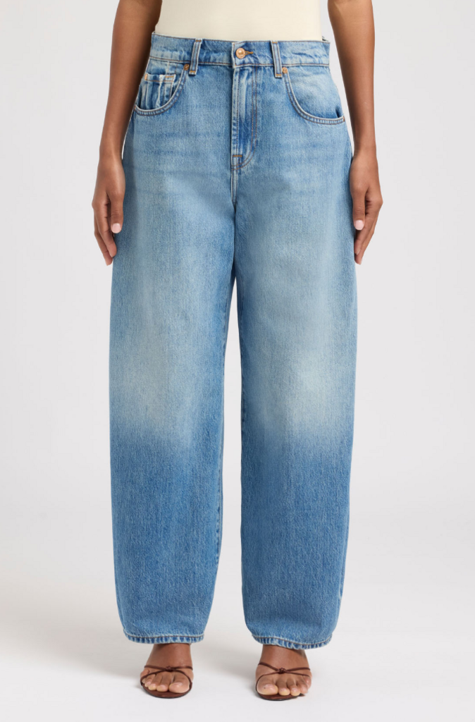 Seven for all Mankind Seven // Bonnie Curvilinear Skyfrost