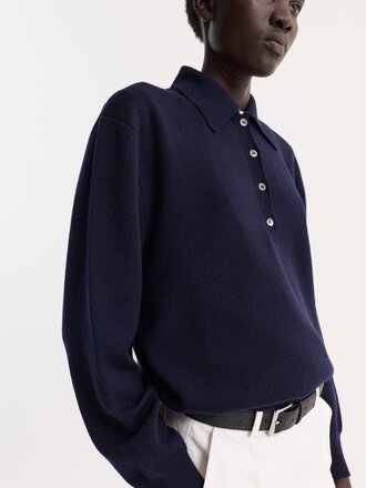 Róhe Merino wool polo