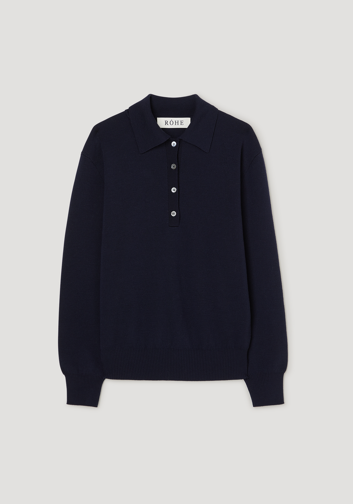 Róhe Róhe // Merino wool polo