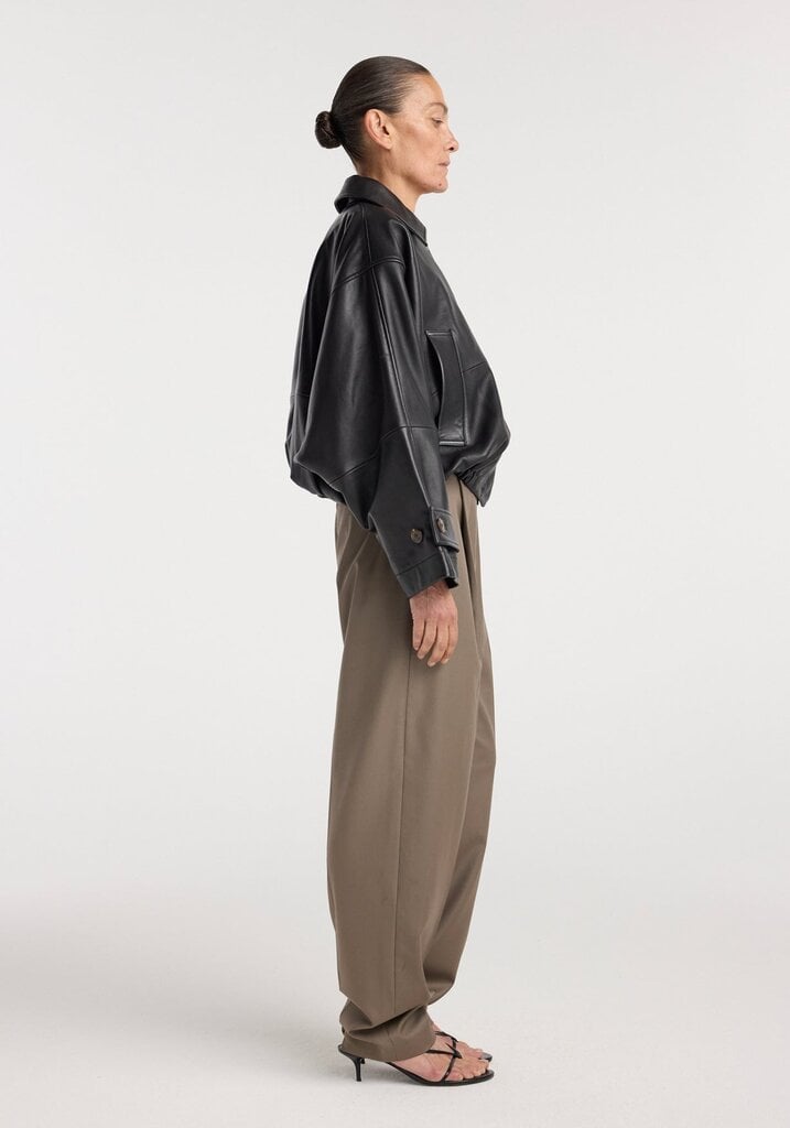 Róhe Róhe // Leather blouson jacket