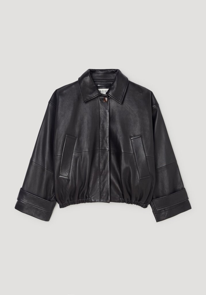 Róhe Róhe // Leather blouson jacket