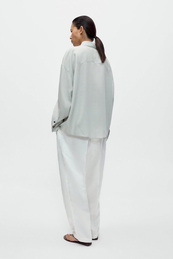 Cordera Cordera // Pinstriped Oversized Shirt