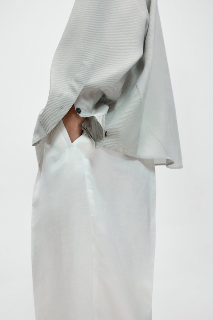 Cordera Cordera // Pinstriped Oversized Shirt