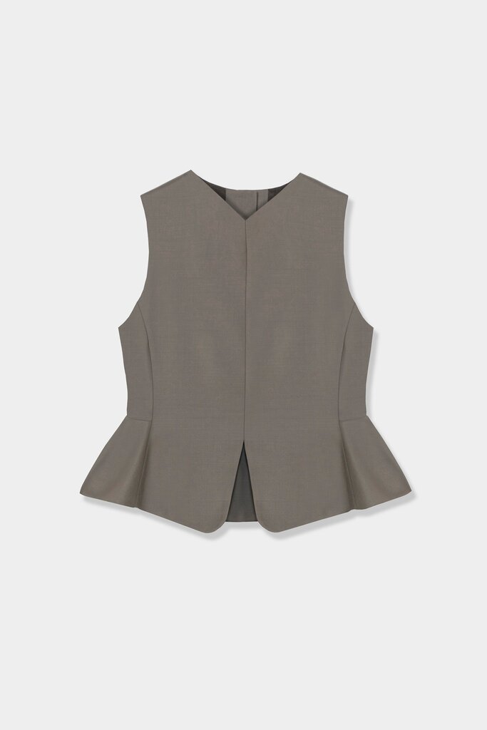 Cordera Cordera // Tailored Peplum Vest
