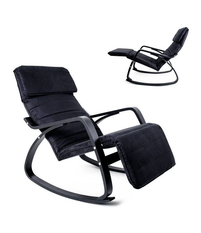 Zwarte Schommelstoel