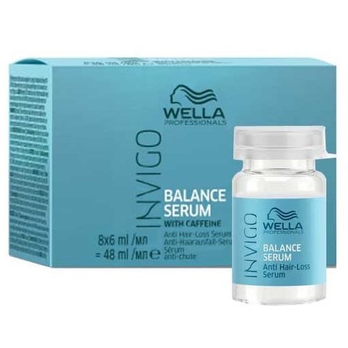 Wella Invigo Balance Anti Hair Loss Serum 8x6ml Wella Invigo Balance Anti Hair Loss Serum 8x6ml
