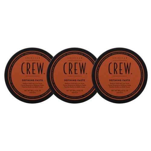 American Crew Defining Paste, 3 x 85 gram VALUE PACKAGE! 