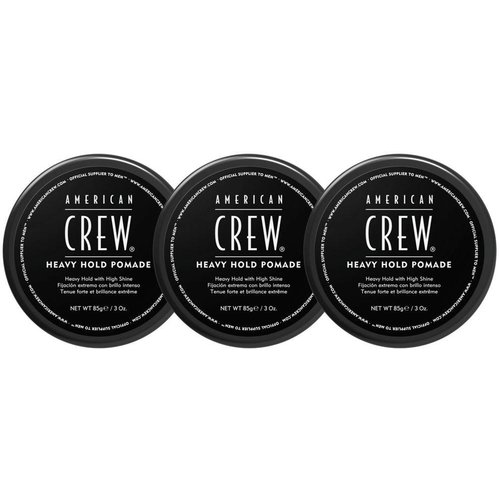 American Crew Heavy Hold Pomade, 3 x 85 gram VALUE PACKAGE! 