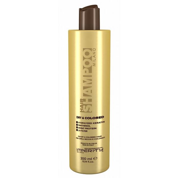 Imperity Milano Dry And Colored Hair Shampoo, 300ml OUTLET!