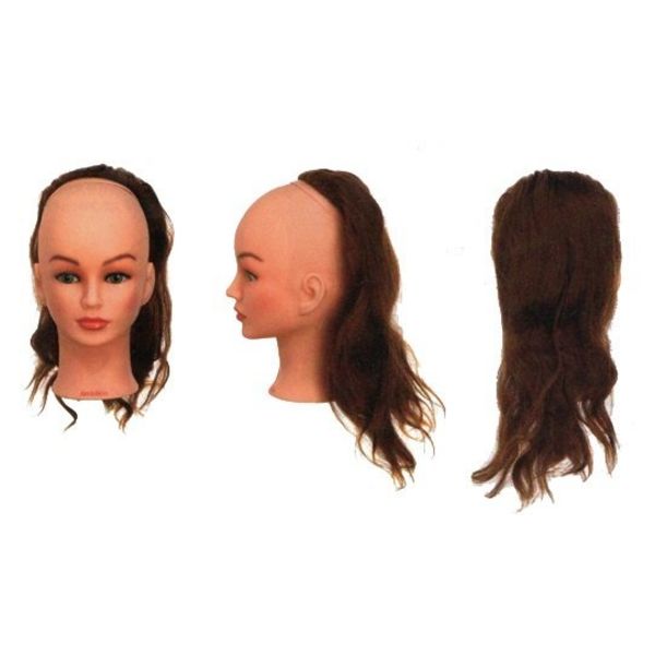 Hairpiece Rectangle Medium Brown