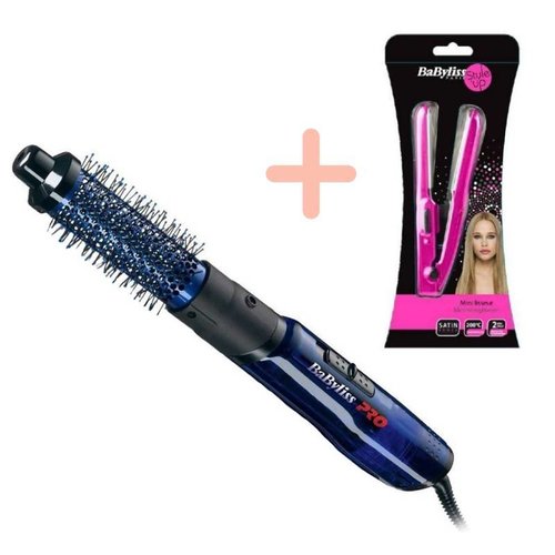 BaByliss Pro Blue Lightning with free Mini Hair Straightener H100e BaByliss Pro Blue Lightning with free Mini Hair Straightener H100e