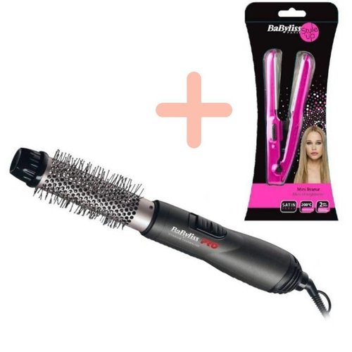 BaByliss Pro Tourmaline Titane 32mm avec Mini Fer à Lisser H100e gratuit 