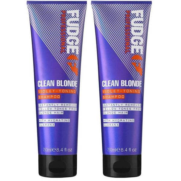 Duopack de shampooing tonifiant Clean Blonde Violet, 2 x 250 ml FORFAIT VALEUR !