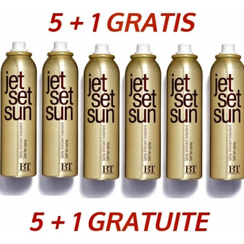 Jet Set Sun Spray autobronzant, 6 x 150 ml PACK ÉCONOMIQUE ! Jet Set Sun Spray autobronzant, 6 x 150 ml PACK ÉCONOMIQUE !