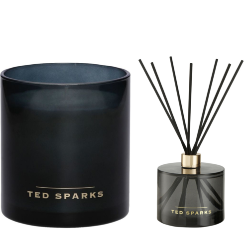 Ted Sparks Bamboo and Peony Diffuser & Geurkaars Combi Pack 