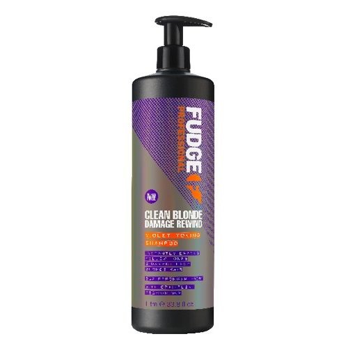 Fudge Clean Blonde Damage Rewind Shampooing Violet-Toning 1L 