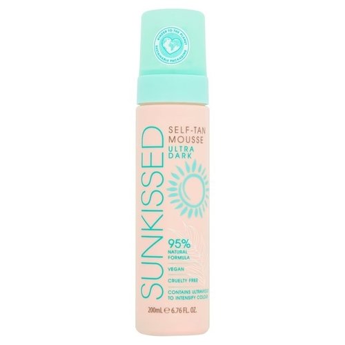 Sunkissed Self Tan Mousse Ultra Dark 200ml Sunkissed Self Tan Mousse Ultra Dark 200ml