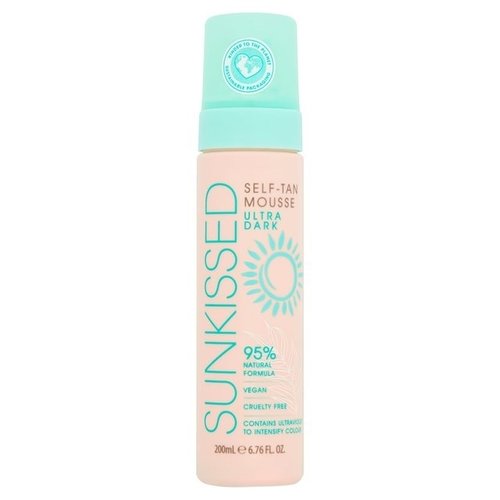 Sunkissed Self Tan Mousse Ultra Dark 200ml 