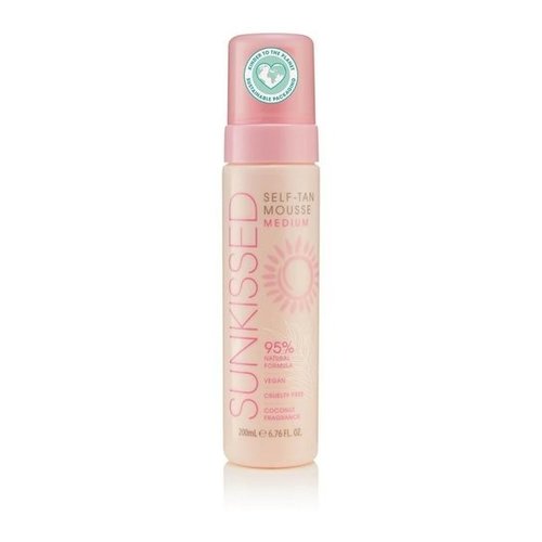 Sunkissed Self Tan Mousse Medium 200ml 