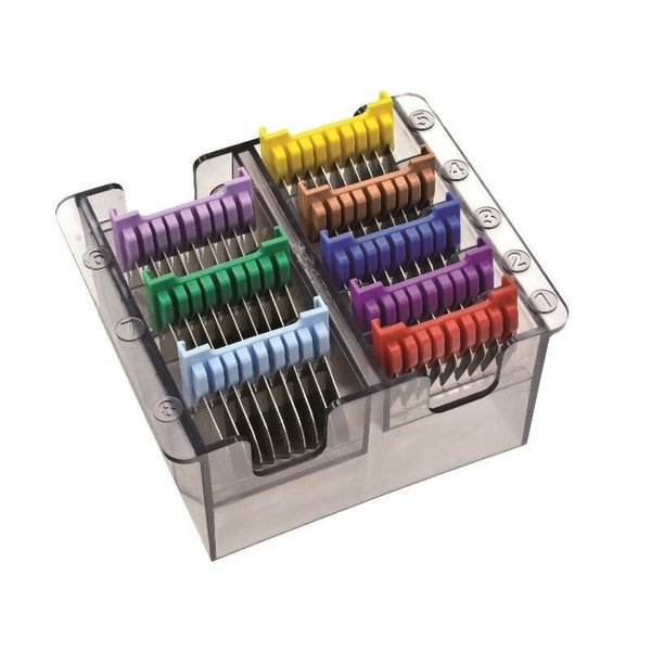 Clip-on comb set Color Metal, 8 pieces