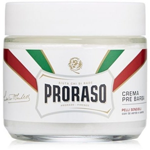 Proraso White Shaving cream bowl Green Tea 150ml 