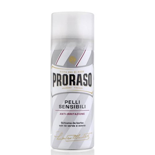 Proraso Crème à Raser Blanche Mousse Thé Vert 50ml 