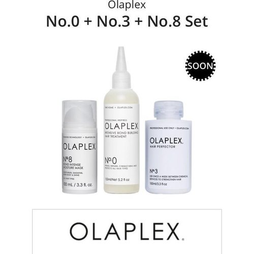 Olaplex No. 0 + No. 3 + No. 8 Triple Pack 