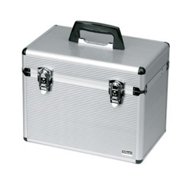 Suitcase with folding front