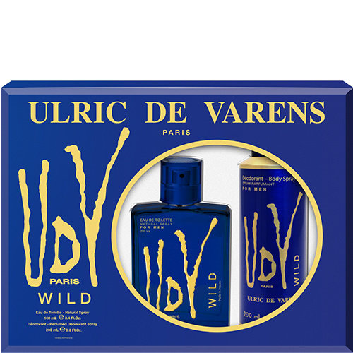 Ulric de Varens Wild Coffret Eau de Toilette 100 ml + Déodorant Parfumé 200 ml 