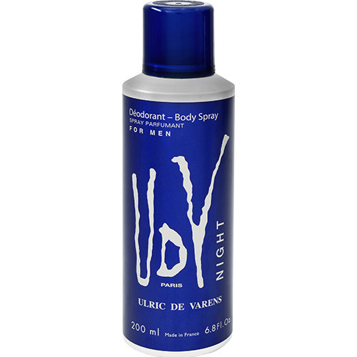 Ulric de Varens Night Perfumed Deodorant Spray 200ml Ulric de Varens Night Perfumed Deodorant Spray 200ml