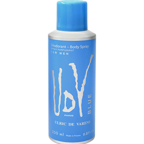 Ulric de Varens Blue Perfumed Deodorant Spray 200ml Ulric de Varens Blue Perfumed Deodorant Spray 200ml