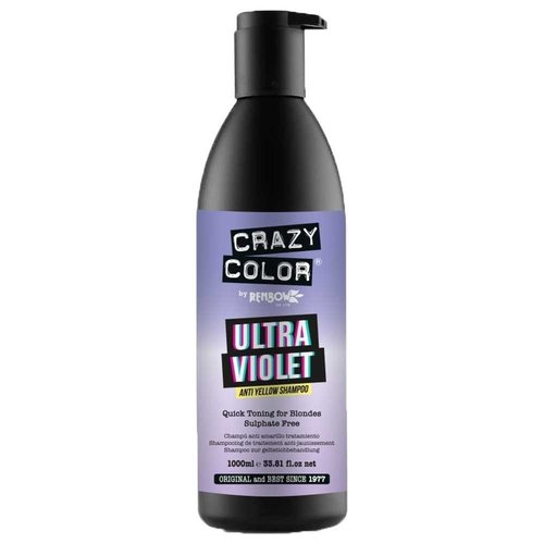 Crazy Color Ultra Violet No Yellow Shampoo 1000ml 