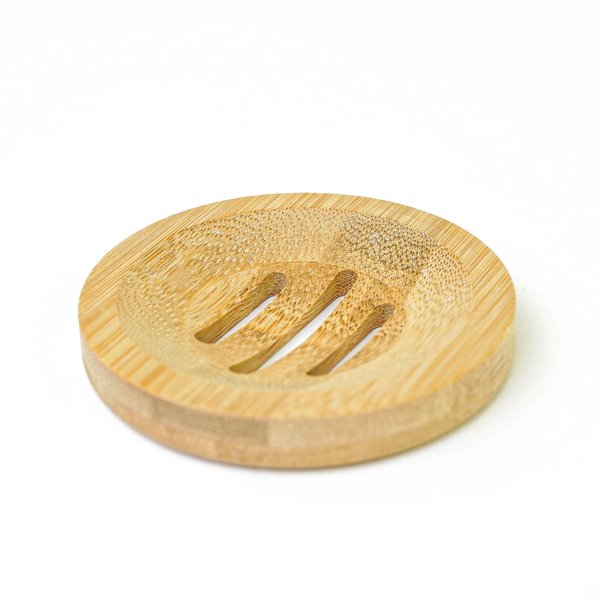 Bamboo Soap Dish Round KappersSolden.be