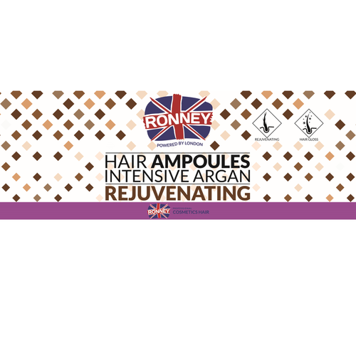 Ronney Professional Hair Ampoules Argan Intensive 12x10ml 