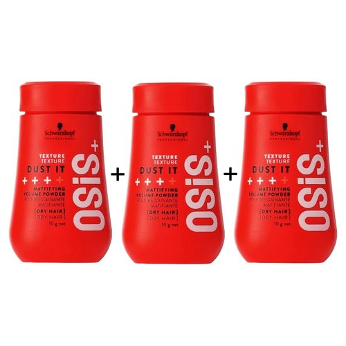 Schwarzkopf Osis Dust it 3 stuks, VOORDEEL PAKKET! 