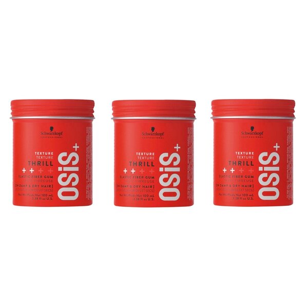 Osis Thrill Fibre Gum, 3 x 100 ml VOORDEEL PAK!