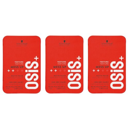 Schwarzkopf Osis Mess Up 3 x 100 ml, VOORDEEL PAKKET! 