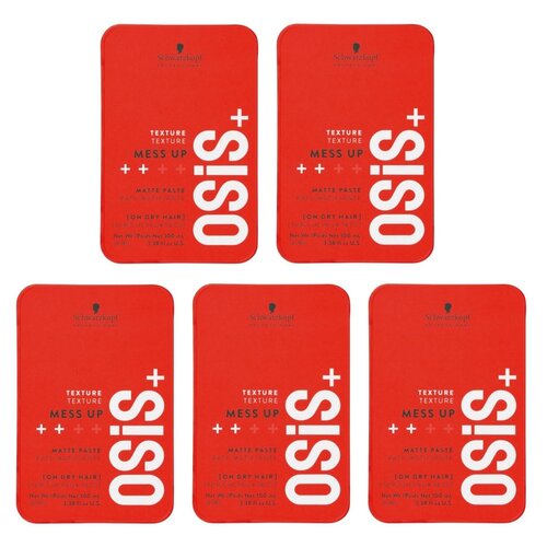 Schwarzkopf Osis Mess Up 5 x 100 ml, VALUE PACKAGE! 