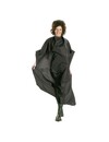Sibel Mystery Kapmantel Zwart, OUTLET!