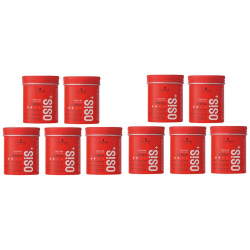 Schwarzkopf Osis Thrill Fiber Gum, 10 x 100 ml PACK ÉCONOMIQUE ! 