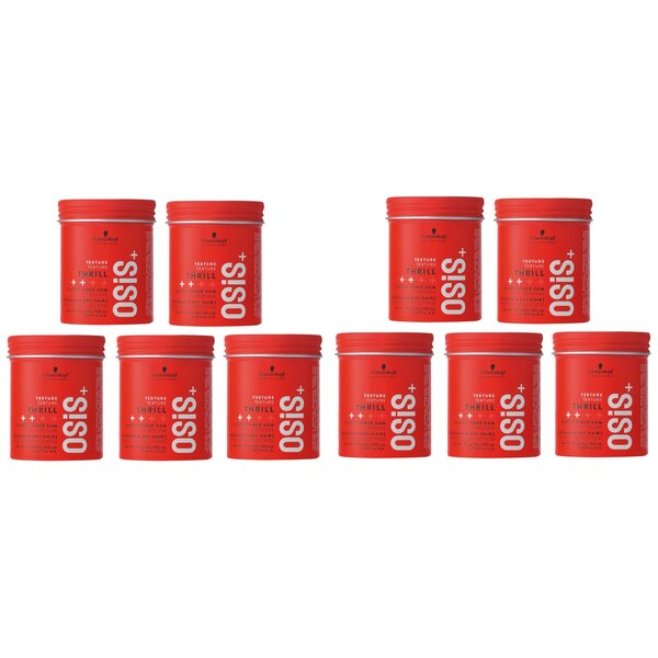 Osis Thrill Fiber Gum, 10 x 100 ml VALUE PACKAGE!