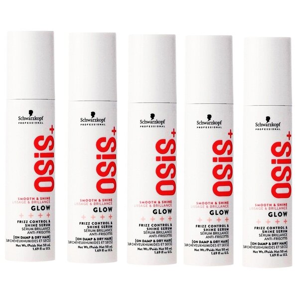 Osis Glow Anti-Frizz Serum,50 ml,  5 x VOORDEEL PAKKET!