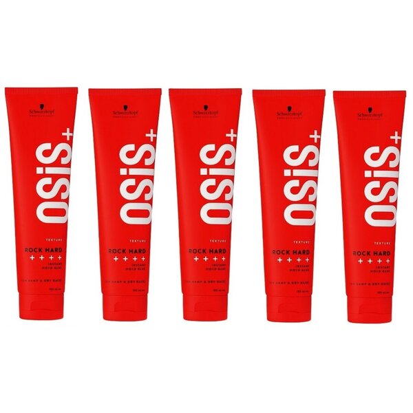 Osis Rock Hard, 5 x 150 ml, VALUE PACK!