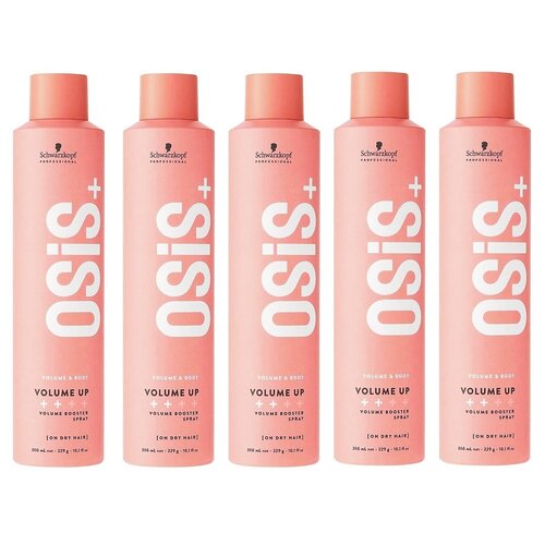 Schwarzkopf Osis Volume Up Booster Spray 5 x 300 ml, VALUE PACKAGE! 