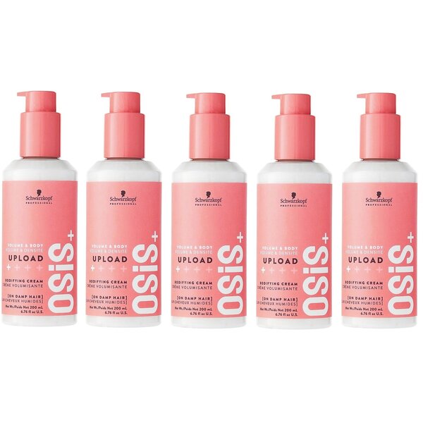 Osis Upload Volume Cream, 5 x 200 ml VALUE PACKAGE!